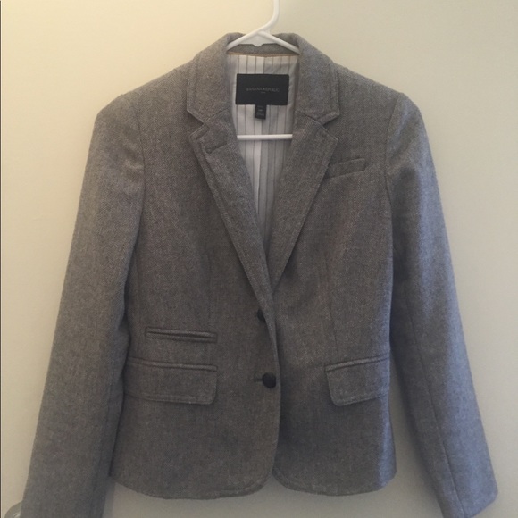 Banana Republic Women Tweed Academy Blazer - Picture 2 of 7